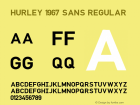 Hurley 1967 Sans