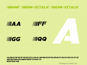 Bamf Semi-Italic