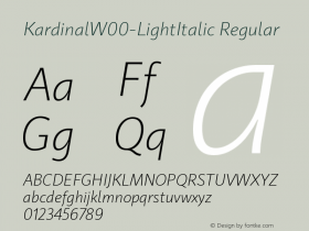 Kardinal-LightItalic