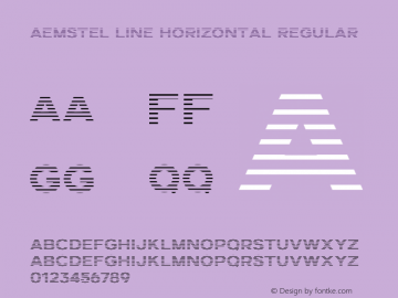 Aemstel Line Horizontal