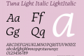 Tuna Light Italic