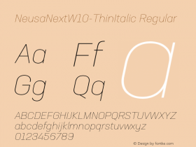 NeusaNext-ThinItalic