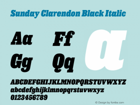 Sunday Clarendon Black