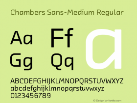 Chambers Sans-Medium