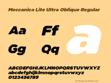 Meccanica Lite Ultra Oblique