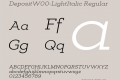 Deposit-LightItalic