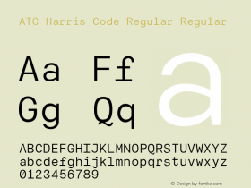 ATC Harris Code Regular