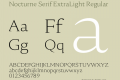 Nocturne Serif ExtraLight