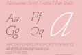 Nocturne Serif ExtraThin