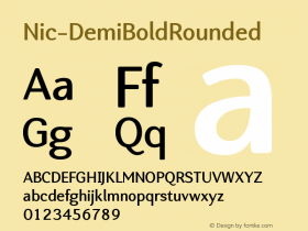 Nic-DemiBoldRounded