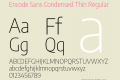 Encode Sans Condensed Thin