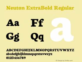 Neuton ExtraBold