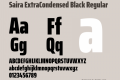 Saira ExtraCondensed Black