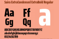 Saira ExtraCondensed ExtraBold