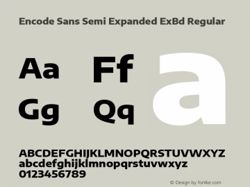 Encode Sans Semi Expanded ExBd