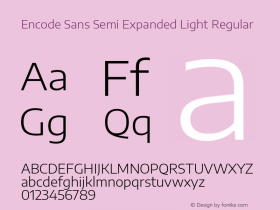 Encode Sans Semi Expanded Light