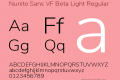 Nunito Sans VF Beta Light