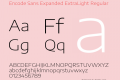 Encode Sans Expanded ExtraLight