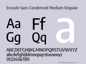 Encode Sans Condensed Medium