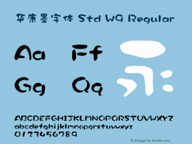 华康墨字体 Std W9