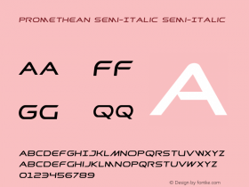 Promethean Semi-Italic