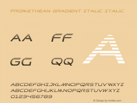 Promethean Gradient Italic