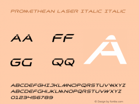 Promethean Laser Italic