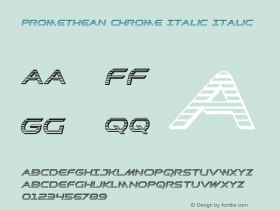 Promethean Chrome Italic