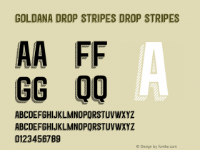 Goldana Drop Stripes