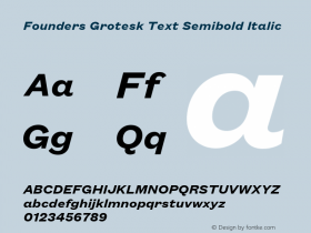 Founders Grotesk Text
