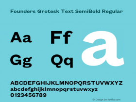 Founders Grotesk Text SemiBold