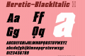 Heretic-BlackItalic