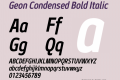 Geon Condensed Bold