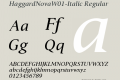 HaggardNova-Italic