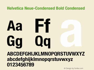 Helvetica Neue-Condensed