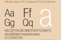 Helvetica Neue-Thin Condensed