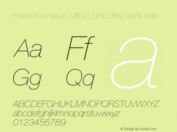 Helvetica Neue(TT) Light-Font Family Search-Fontke.com For