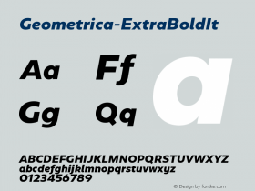 Geometrica-ExtraBoldIt