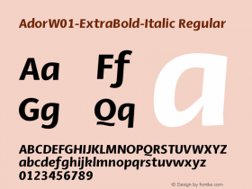 Ador-ExtraBold-Italic