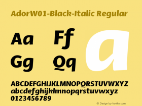 Ador-Black-Italic