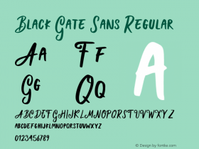 Black Gate Sans