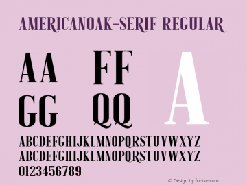 AmericanOak-Serif