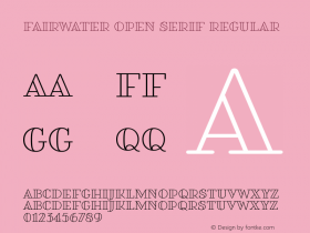 Fairwater Open Serif