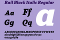 Rail Black Italic