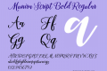 Munira Script Bold