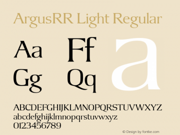 ArgusRR Light