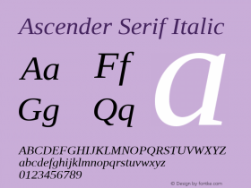 Ascender Serif