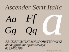 Ascender Serif