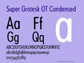 Super Grotesk OT