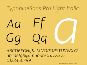 TyponineSans Pro